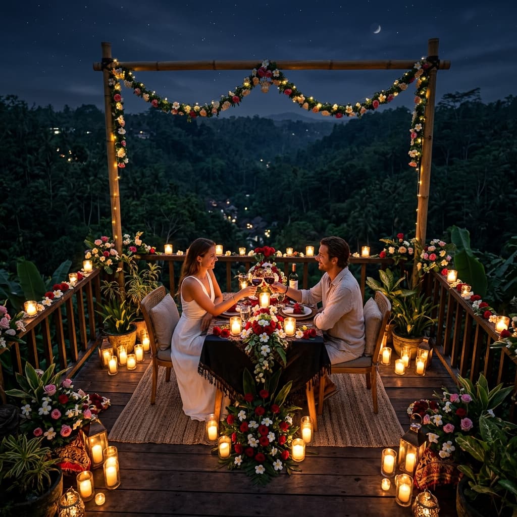 Candlelight Dinner Ubud Area