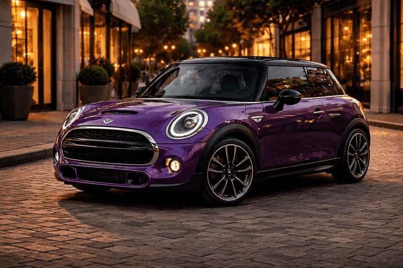 Mini Cooper S Purple