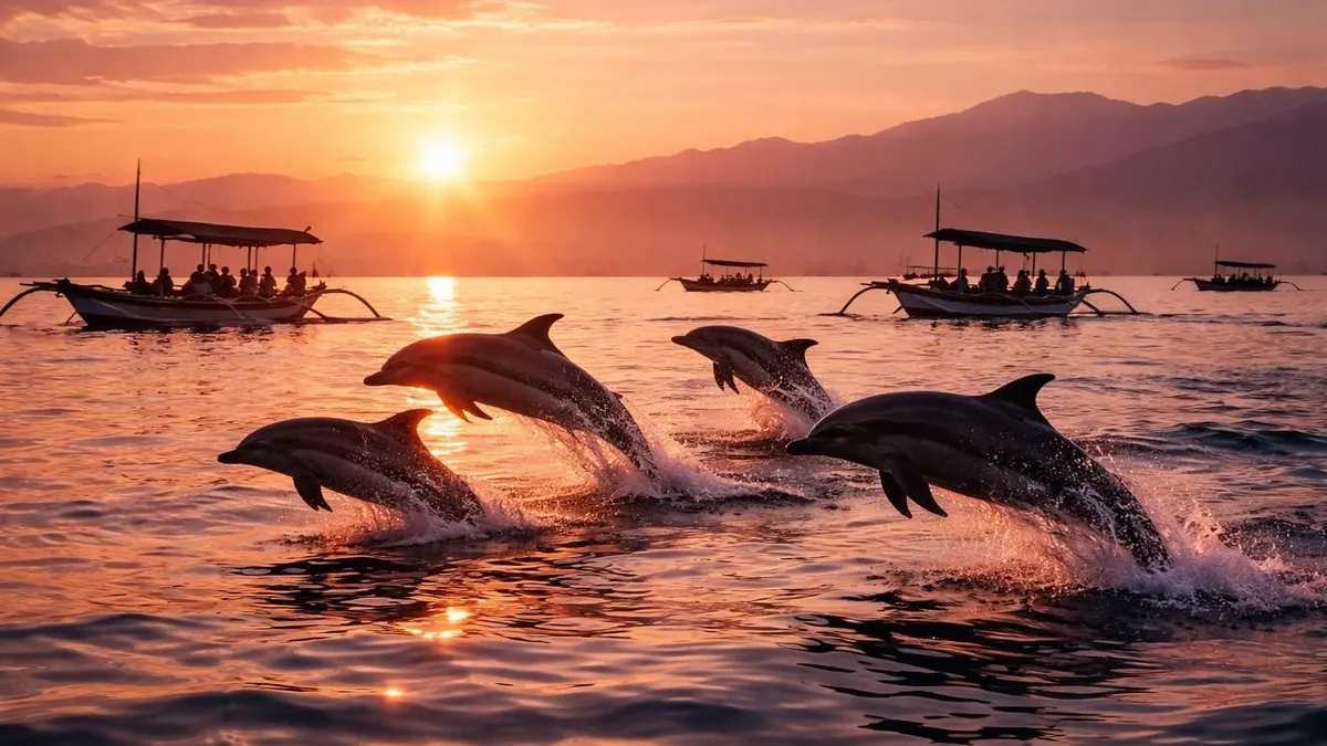 Dolphin Watching in Bali — Lovina Sunrise Experience