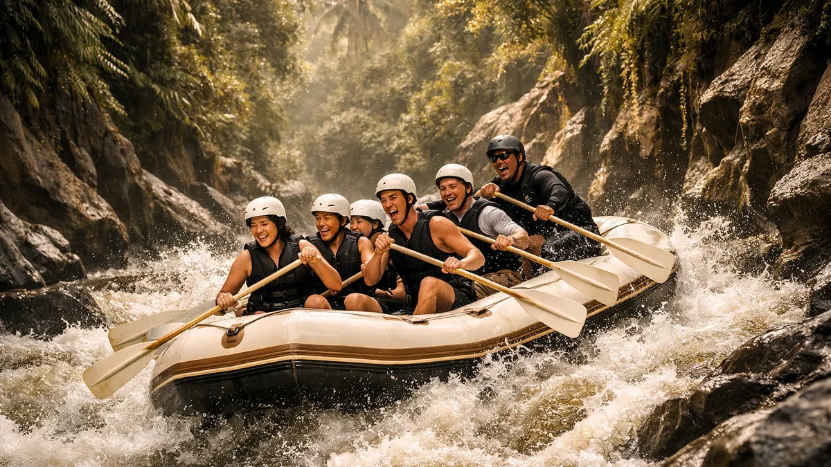 White Water Rafting in Bali — Ayung vs Telaga Waja